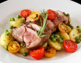 Menu: kalfskop_La Plagne Tarentaise
