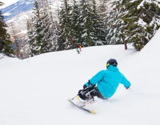 Handiski - Zittend skiën