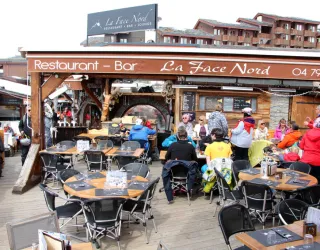Terras restaurant la Face Nord