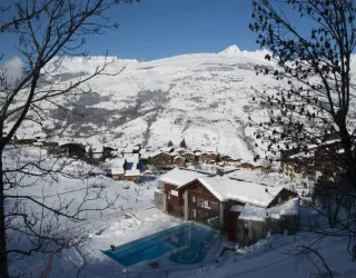 Buitenaanzicht 's winters
