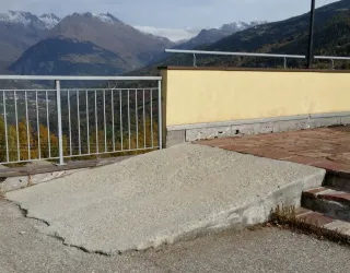 Oprit vanaf de parking