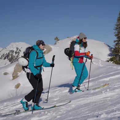 Ski de randonnée à La Plagne