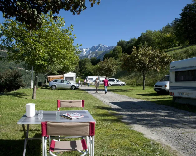 Camping caravaneige van Montchavin-la Plagne