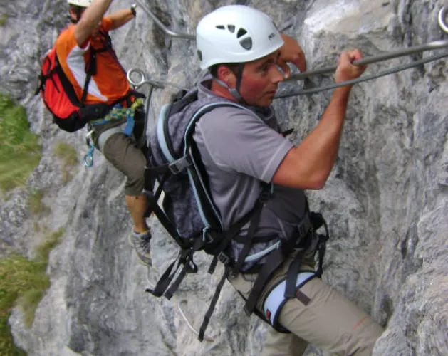 Ingelijst via ferrata
