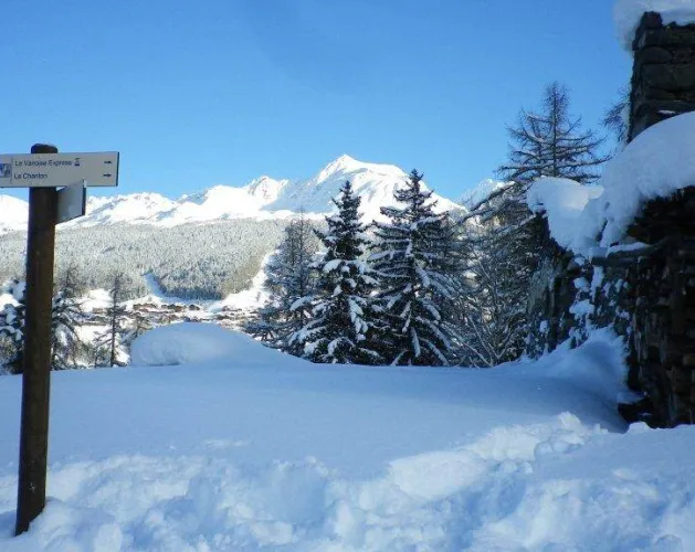 Traject met sneeuwschoenen "Vanoise Express / Chanton"