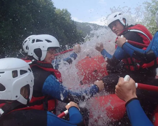 Rafting - Rêve d'eau - vallei van la Plagne