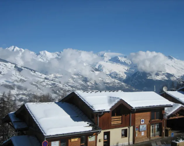Zicht op de Mont Blanc