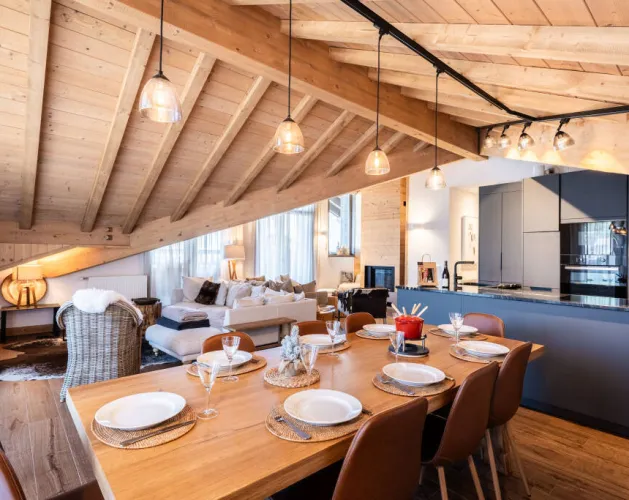 Chalet Martin - Appartement voor 8 personen_Plagne-Montalbert