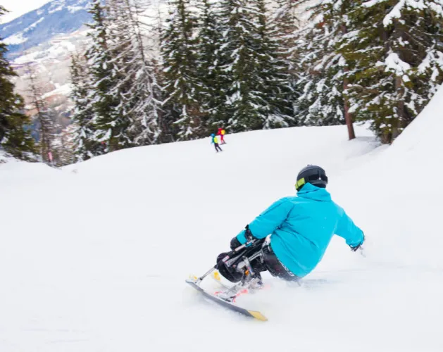 Handiski - Zittend skiën