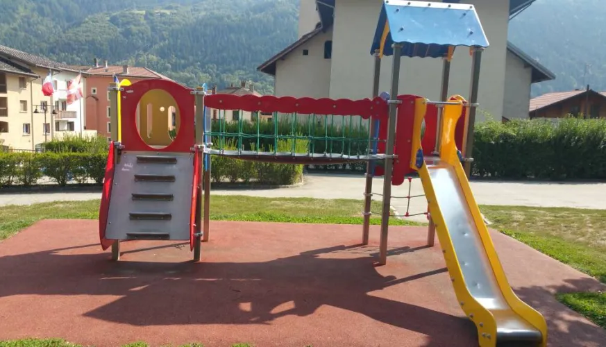 Speeltuin - Aime Vallée de la Plagne kerk