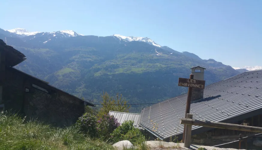 Pad van Grumailly, vallei van la Plagne