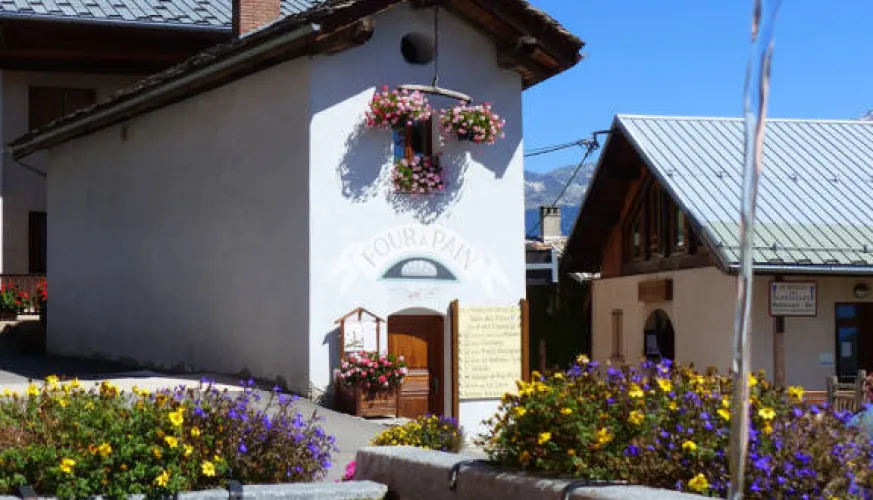 Barrieux brug pad La Plagne vallei