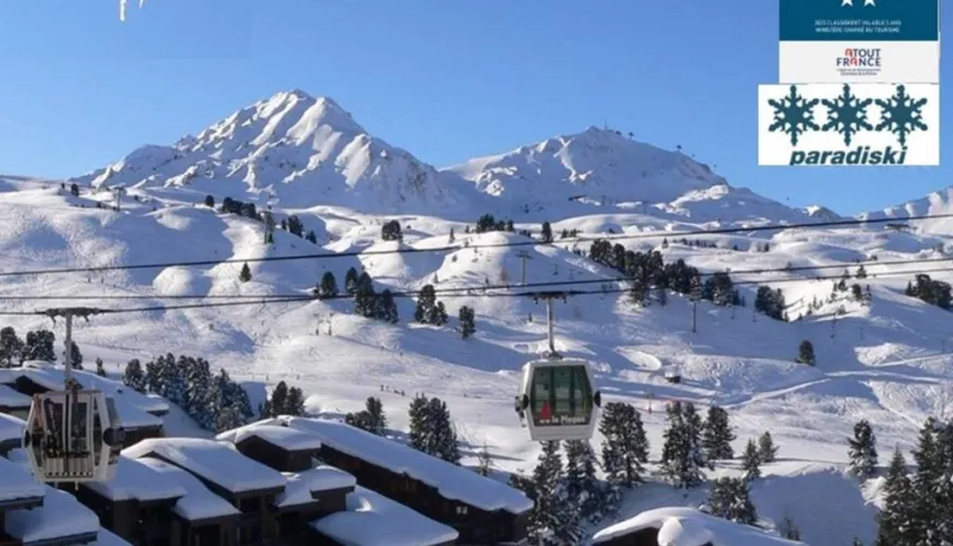 Vue imprenable du salon sur la montagne