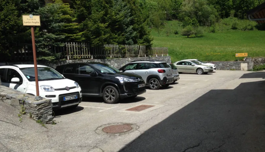 Parking van de via ferrata Grosses Pierres