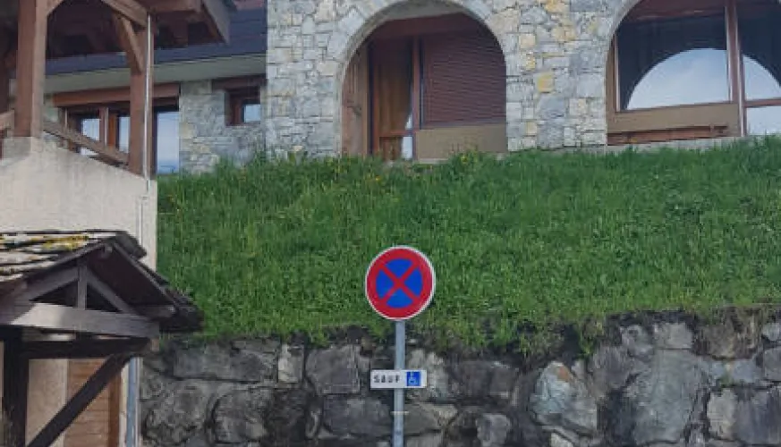 Place de parking handicapé