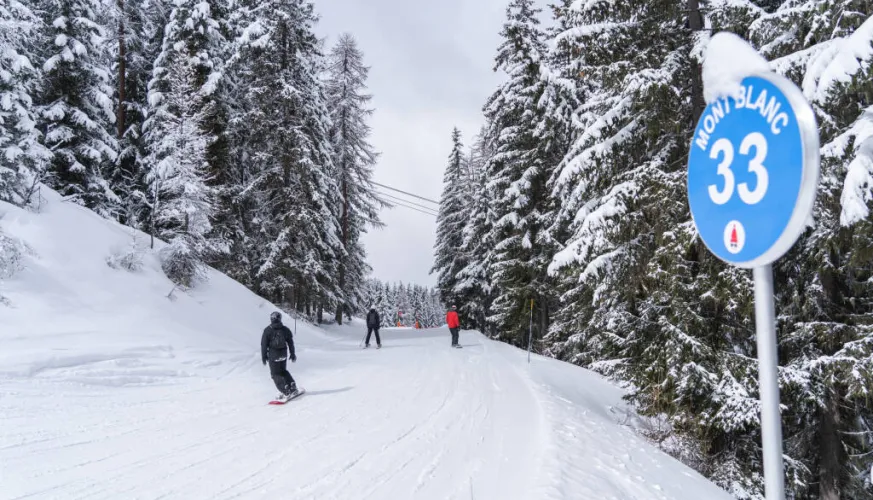 Mont Blanc piste
