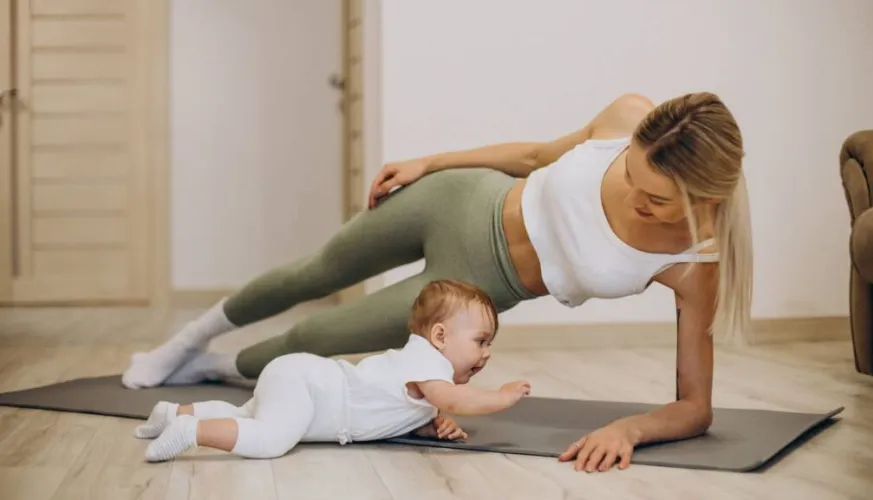Gymles voor ouders en baby’s_Aime-la-Plagne