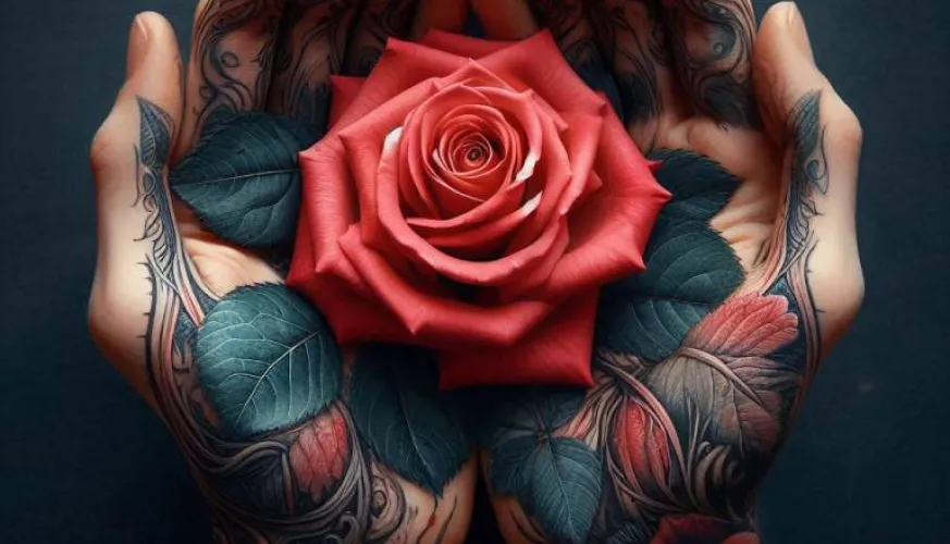 Een unieke tattoo!_Montchavin-les-Coches