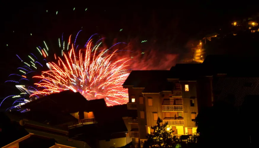 14 juli vuurwerk!_Montchavin-les-Coches