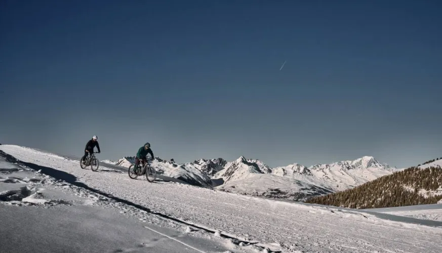E-Bike sur neige_La Plagne