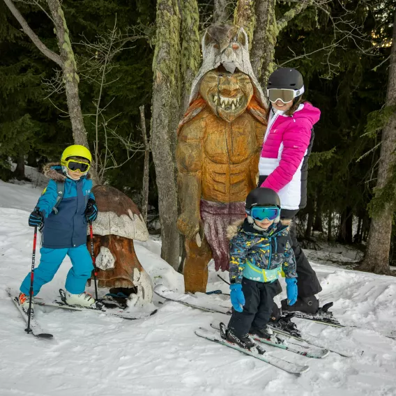 Piste des lutins en famille