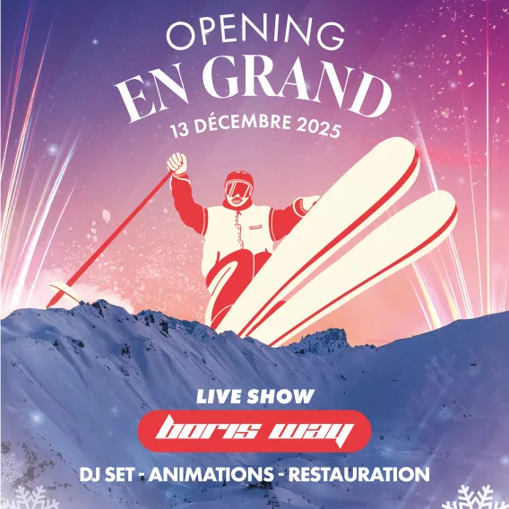 Opening La Plagne Boris Way