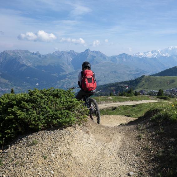 VTT vue Colorado Bike Park La Plagne
