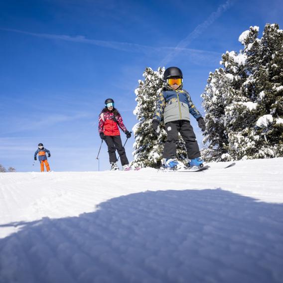 Ski en famille 