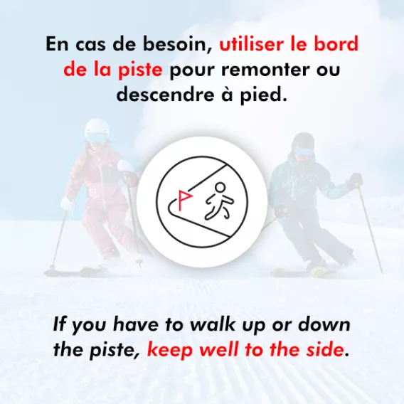 Les 10 règles de l'usager des pistes