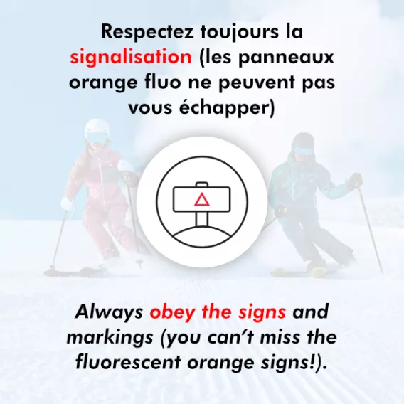 Les 10 règles de l'usager des pistes