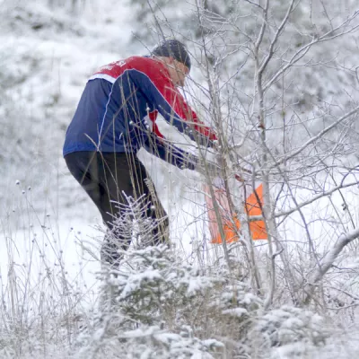 Oriëntatieloop in de winter