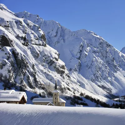 Shuttlebussen in La Plagne Champagny en Vanoise