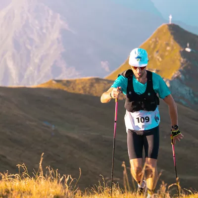 Alpine wandelpaden van de Grand Bec
