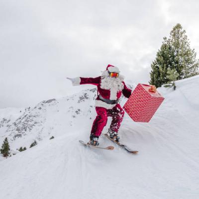 Kerstman op de piste_Champagny-en-Vanoise
