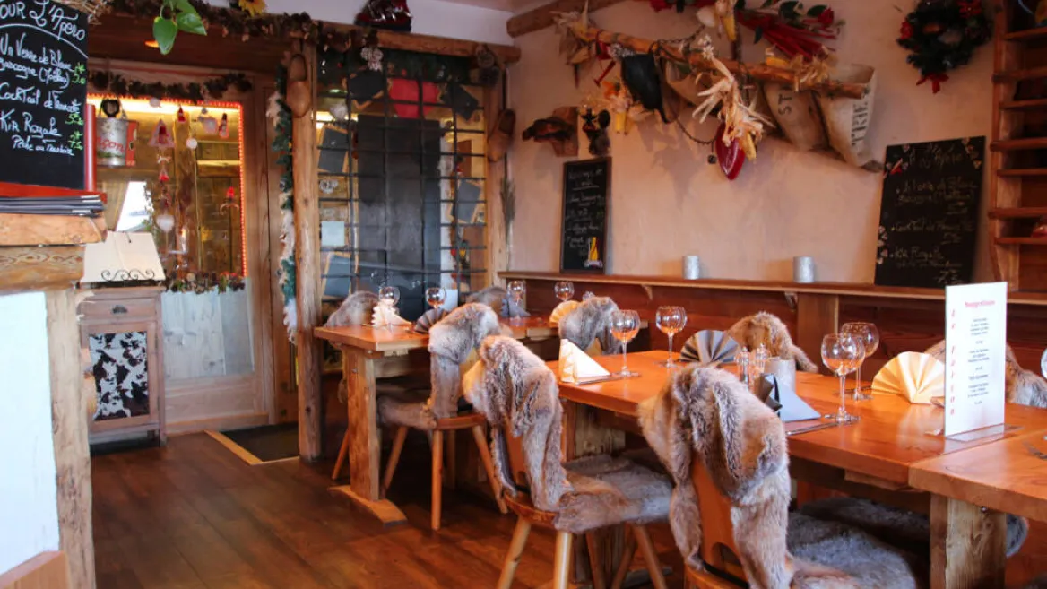 Eetzaal van restaurant le Farçon