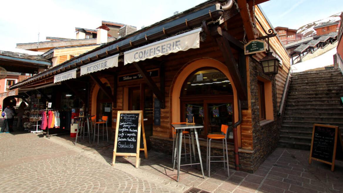 Voorgevel van de bakkerij Voorgevel van de bakkerij