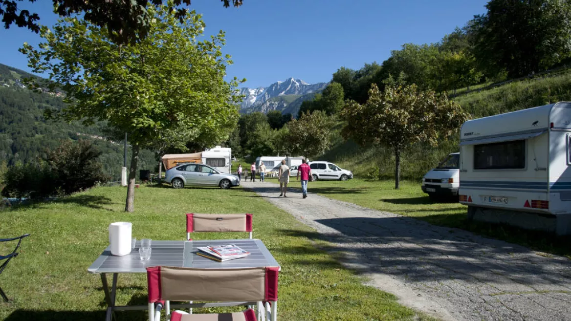 Camping caravaneige van Montchavin-la Plagne