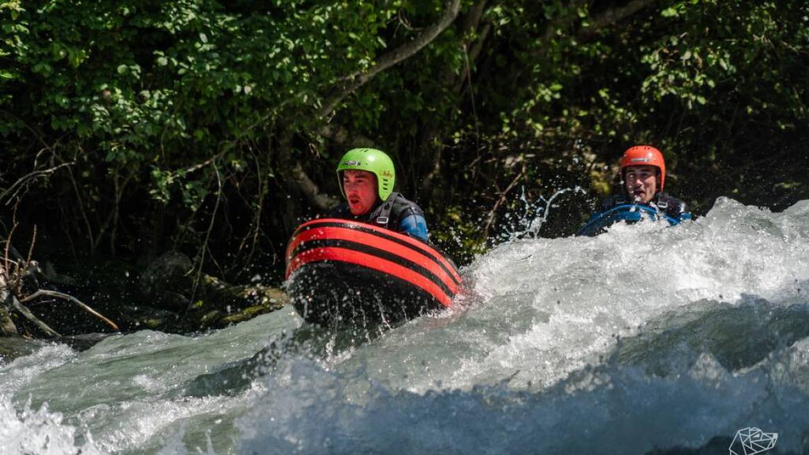 Hydrospeed sur l'isère avec essaOnia-Esprit Rafting Hydrospeed sur l'Isère