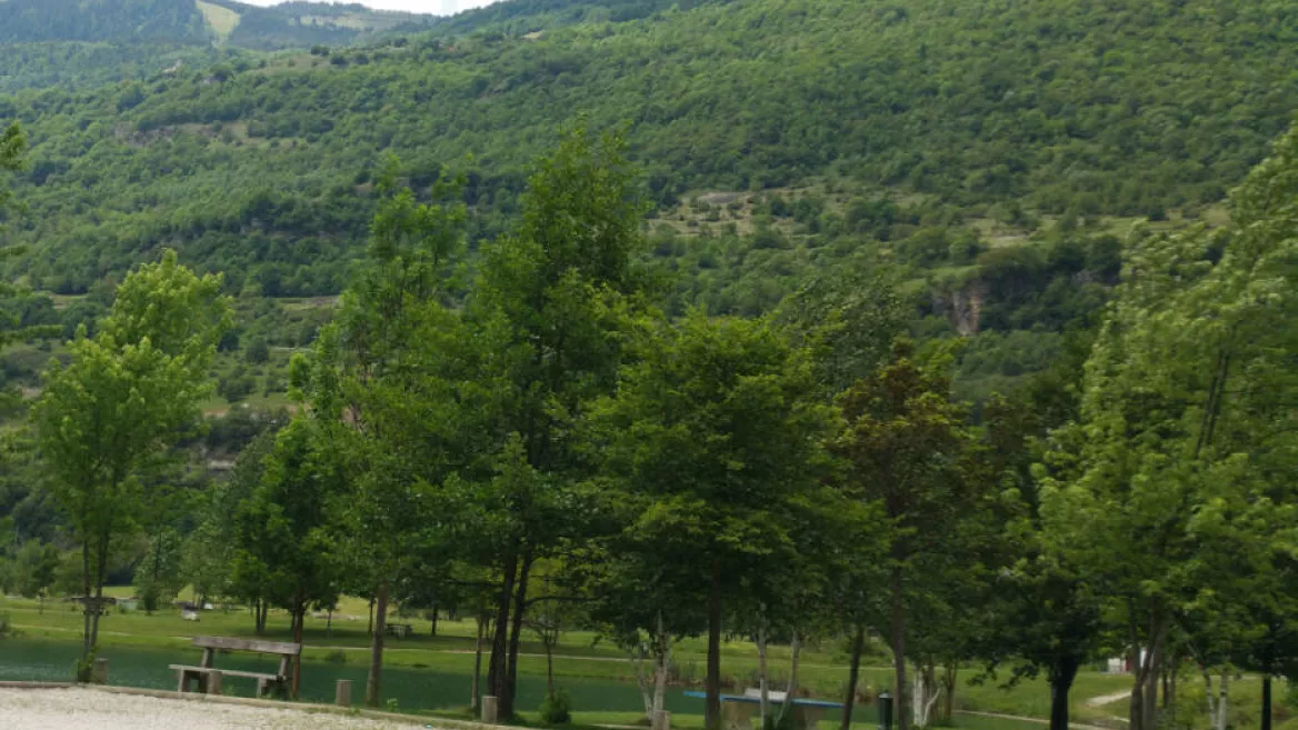 Petanquebaan in recreatiecentrum Centron