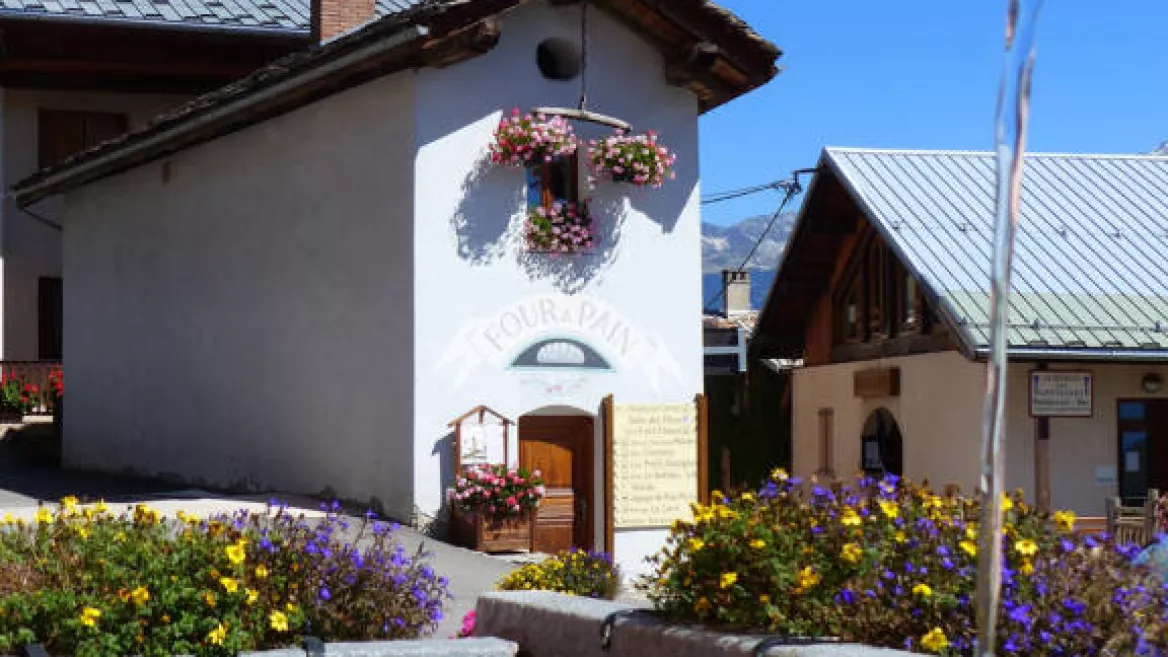 Barrieux brug pad La Plagne vallei