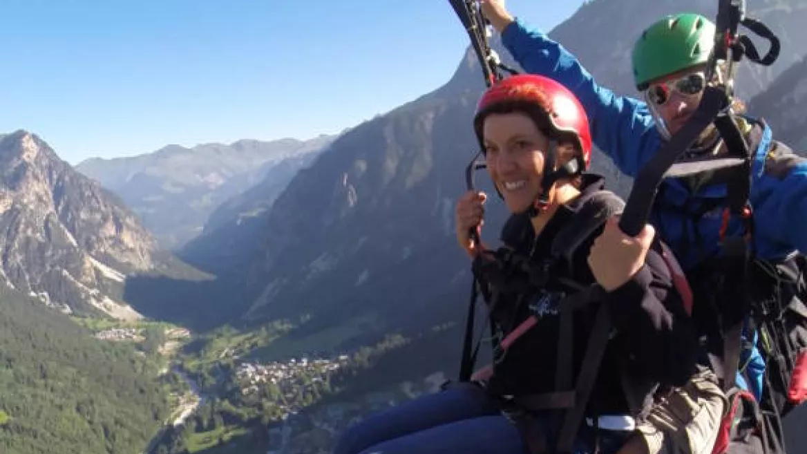 Parapente lucht Vanoise - Antoine Mercier