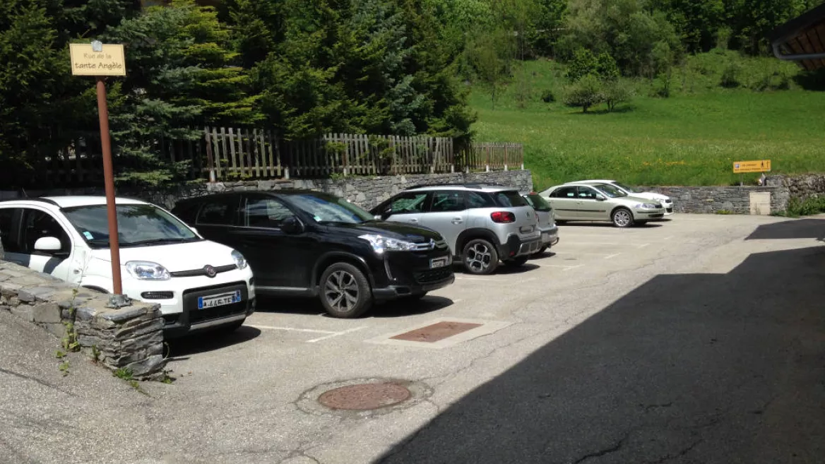 Parking van de via ferrata Grosses Pierres