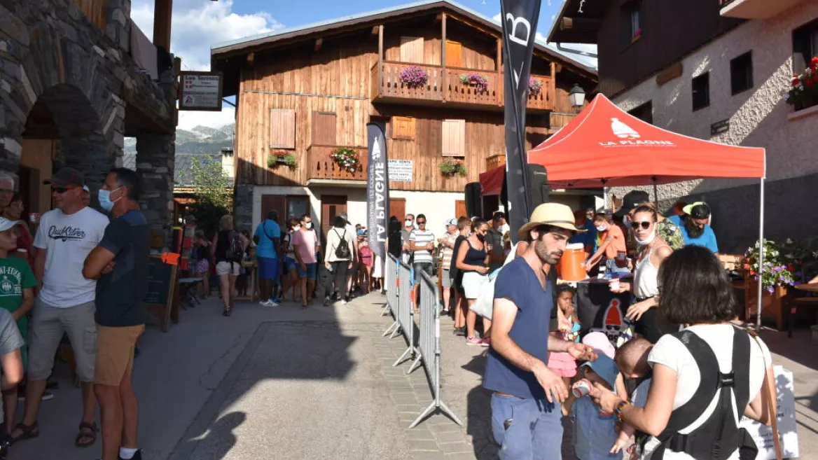 Montchavin viert feest