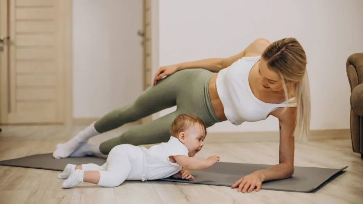 Gymles voor ouders en baby’s_Aime-la-Plagne