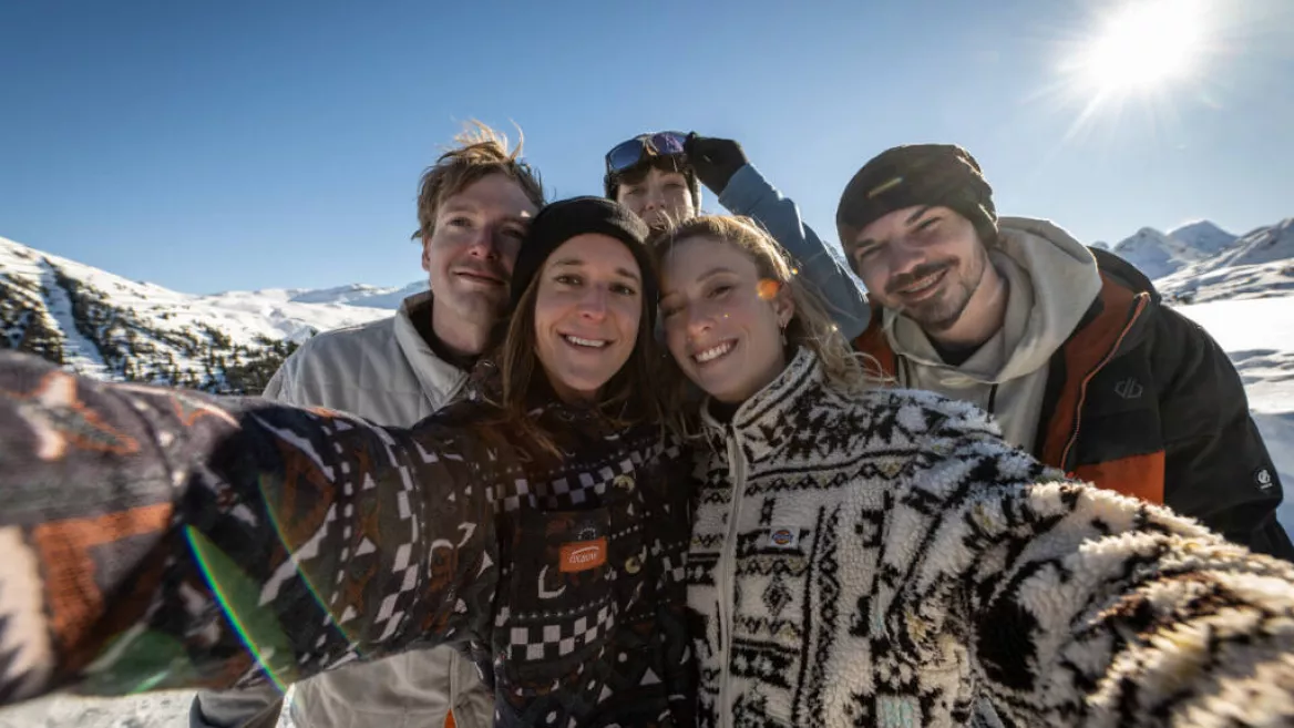 De Kerstman heeft er zijn handen vol aan_La Plagne