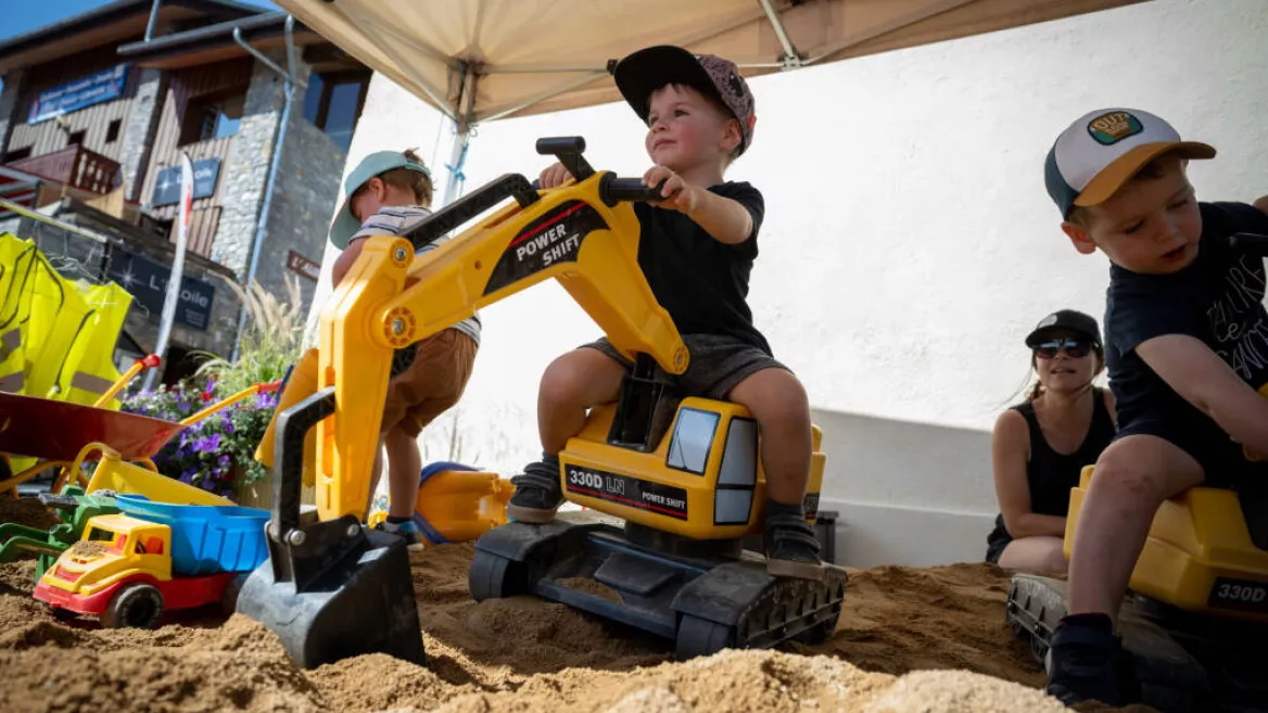 Feest van de Mioches | Zandbak_Plagne-Montalbert