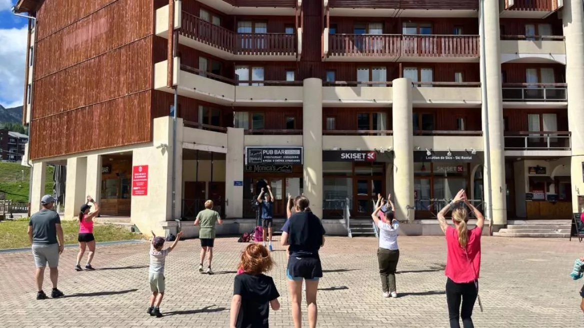 Conditie: Dijen, buikspieren, billen_La Plagne