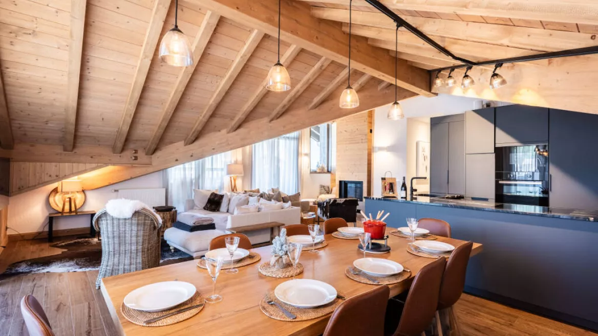 Chalet Martin - Appartement voor 8 personen_Plagne-Montalbert