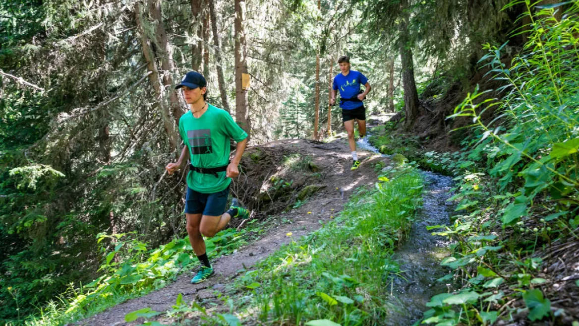 Trailrunparcoursen Montalbert