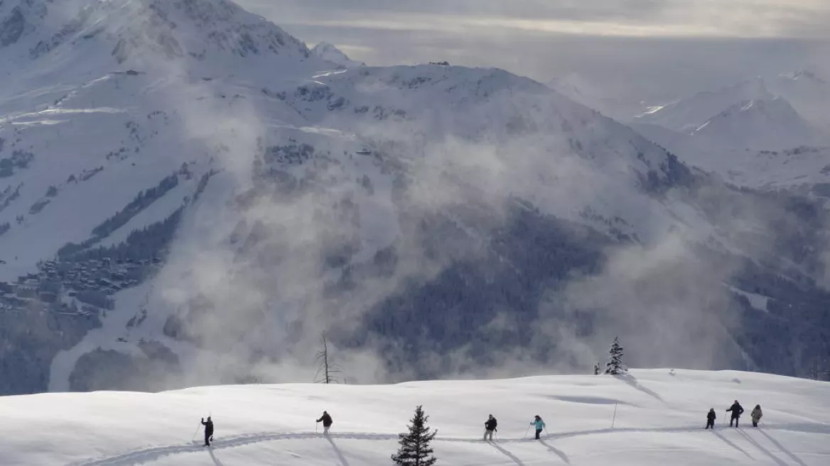 La Rossa sneeuwschoenwandelen route
